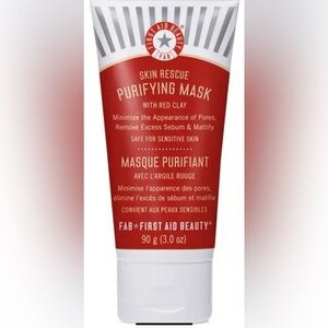 First Aid Beauty Fab-Skin Rescue Purifying Mask With Red Clay Used 2xs 3.0 Oz